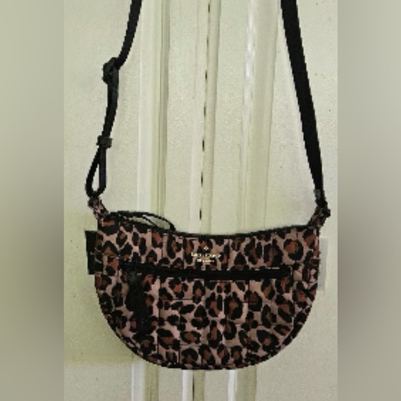 Kate Spade ♠️ Camden crossbody Animal Print in Brown. Cheetah Leopard - Picture 5 of 7